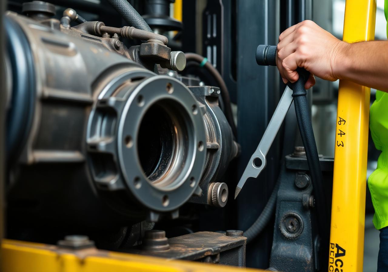 Reparo em motor de empilhadeira